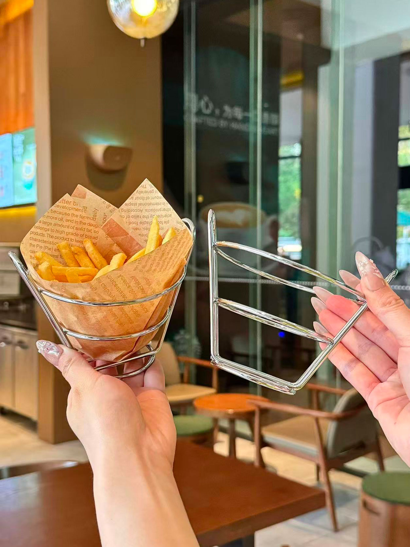 Food Snacks Basket - Cesto de Petiscos Estilo Americano em
