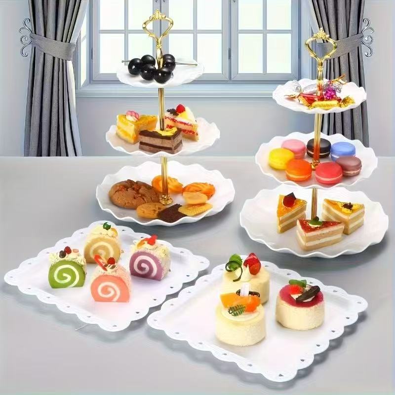 Food Snacks For Baby Shower - Conjunto de bandejas decorativas para comida,