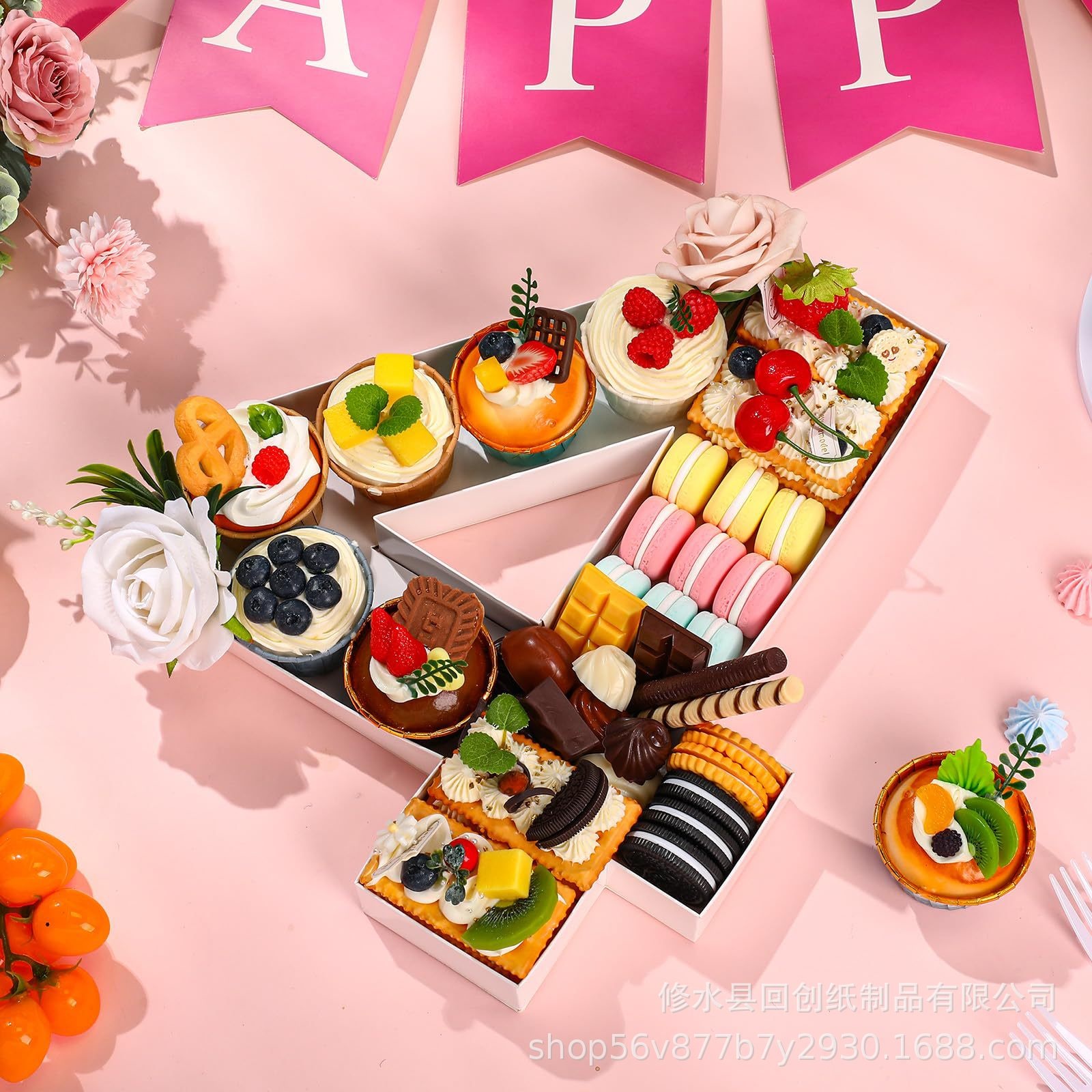 Food Snacks For Baby Shower - Bandejas de alimentos para decoração de