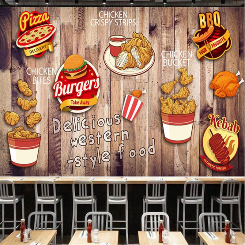 Personalizado frango frito ham - Food Snacks Background avaliação e preço