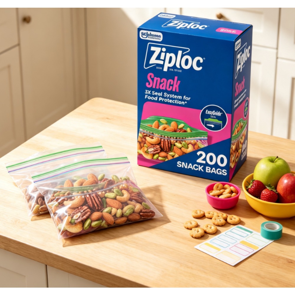 Ziploc ®   Sacos de Lanche da  - Food Snacks Brands avaliação e preço