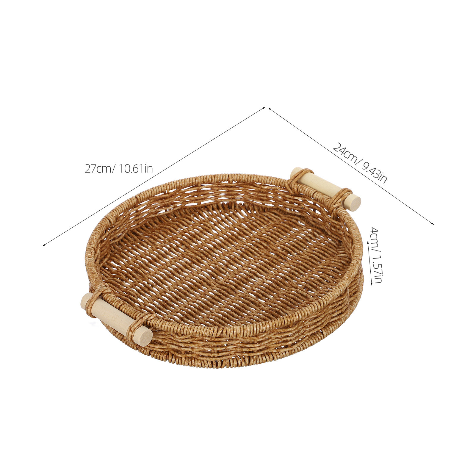 Cesta de Pão de Imitação de Ra - Food Snacks Basket avaliação e preço