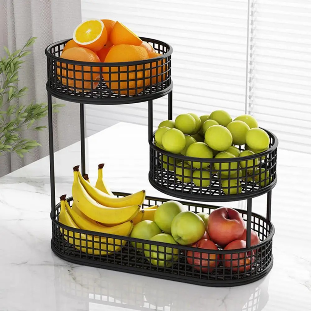 Cesta de frutas de três camada - Food Snacks Basket avaliação e preço