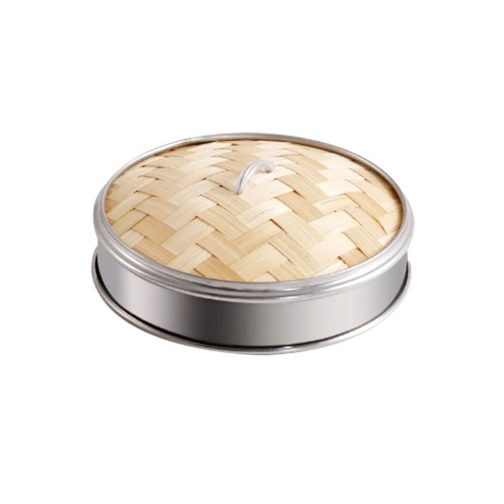 Navio de bambu e bambu, aço in - Food Snacks Basket avaliação e preço