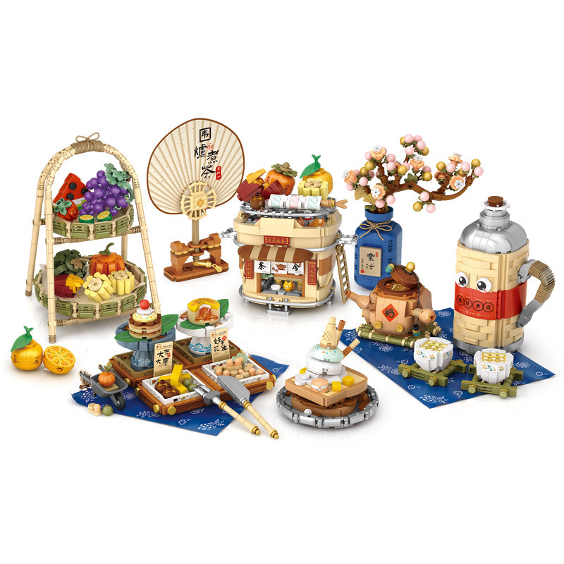 Mini Blocos de Montar de Comid - Food Snacks Brands avaliação e preço