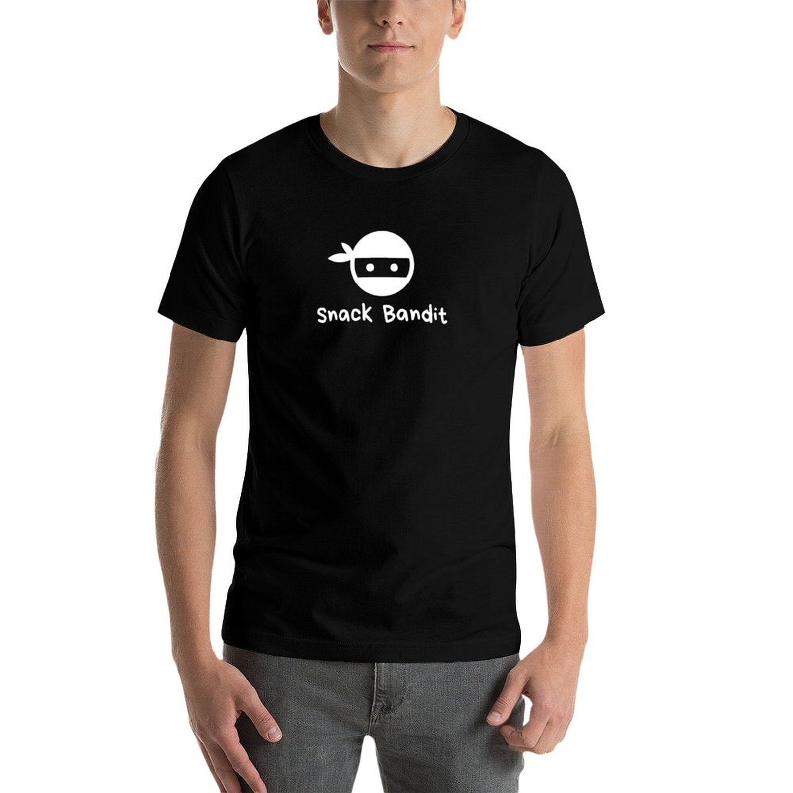 Camiseta masculina com estampa - Food Snacks Background avaliação e preço
