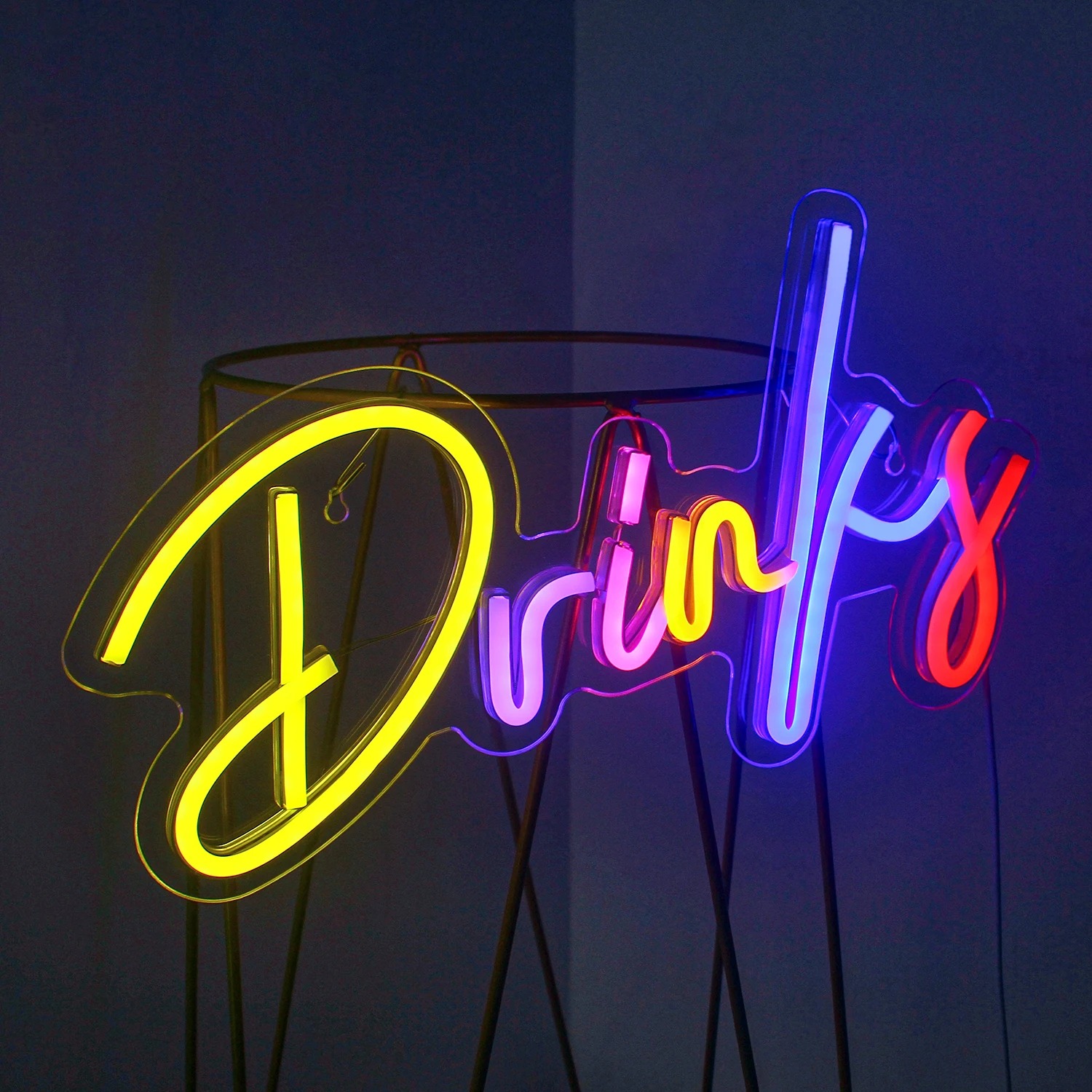 Bebidas e lanches bar led sina - Food Snacks Background avaliação e preço