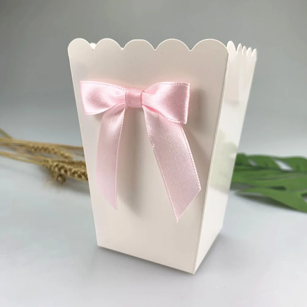12pçs caixa de pipoca com laço - Food Snacks For Baby Shower avaliação e preço