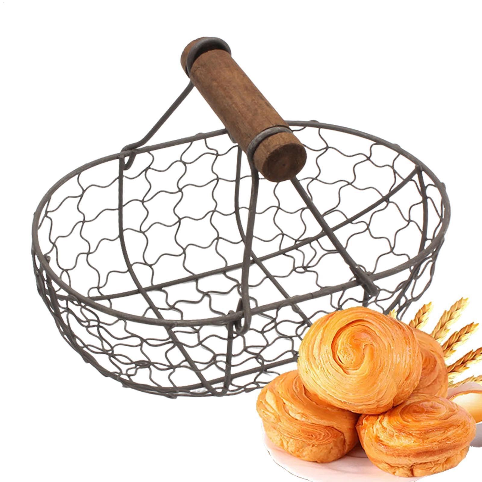 Cesto de Ferro com Alça de Mad - Food Snacks Basket avaliação e preço