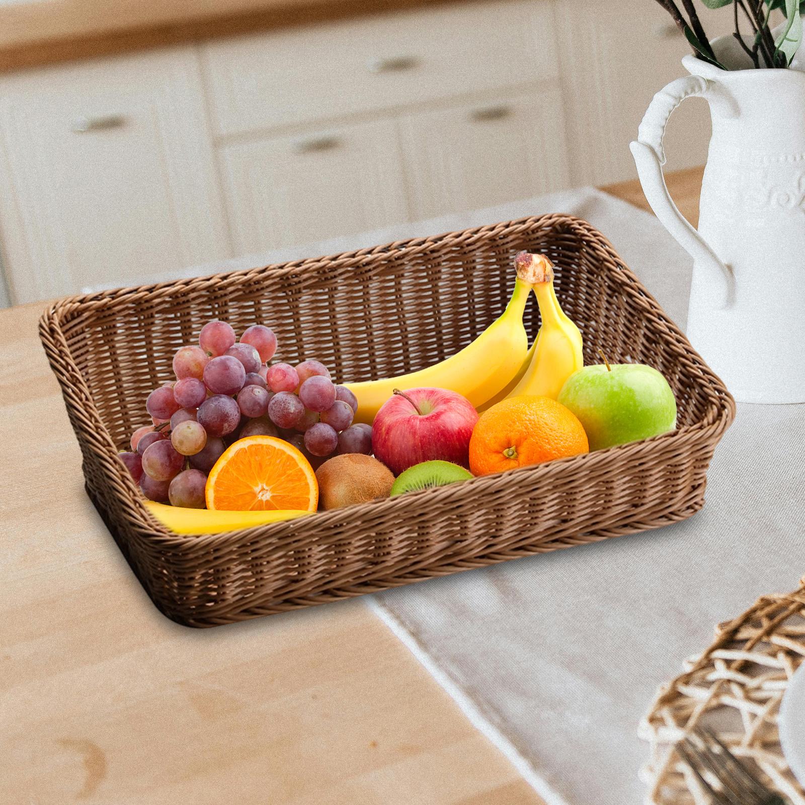 Cesto de Frutas e Pão Rústico, - Food Snacks Basket avaliação e preço