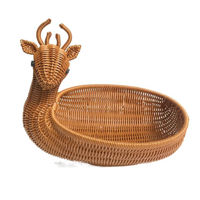 Cesta De Frutas De Tecido De R - Food Snacks Basket avaliação e preço