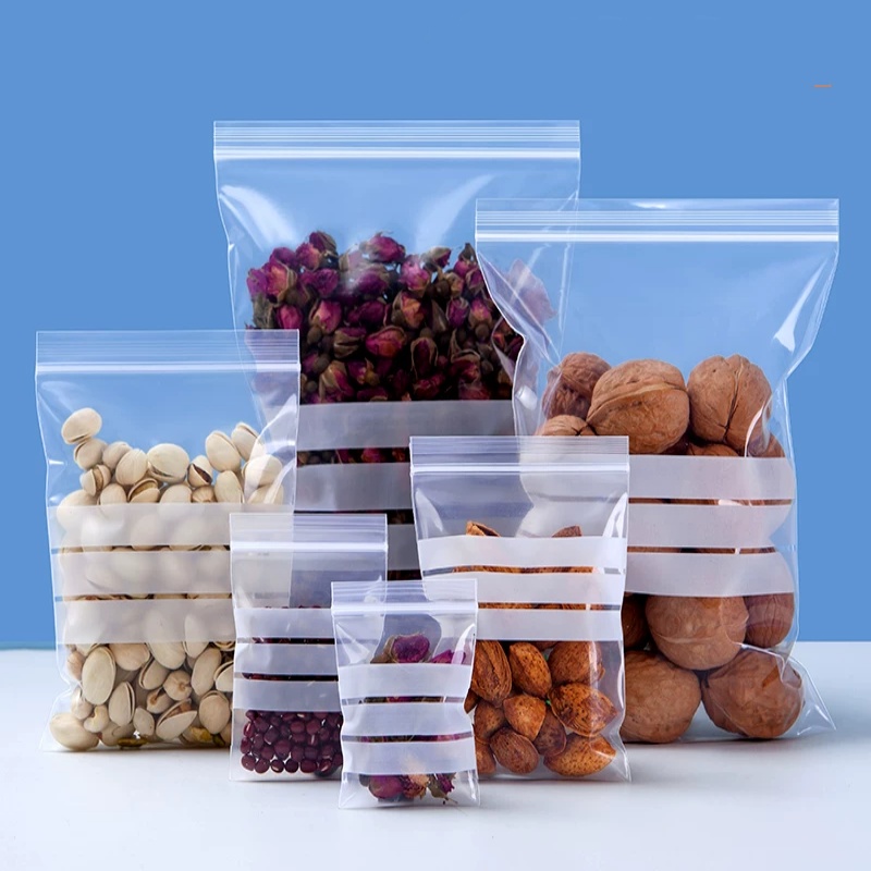 200 Sacos Plásticos Transparen - Food Snacks For Christmas avaliação e preço