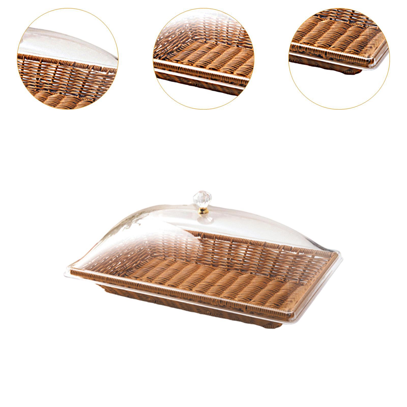 Cesta de Pão de Imitação de Ra - Food Snacks Basket avaliação e preço