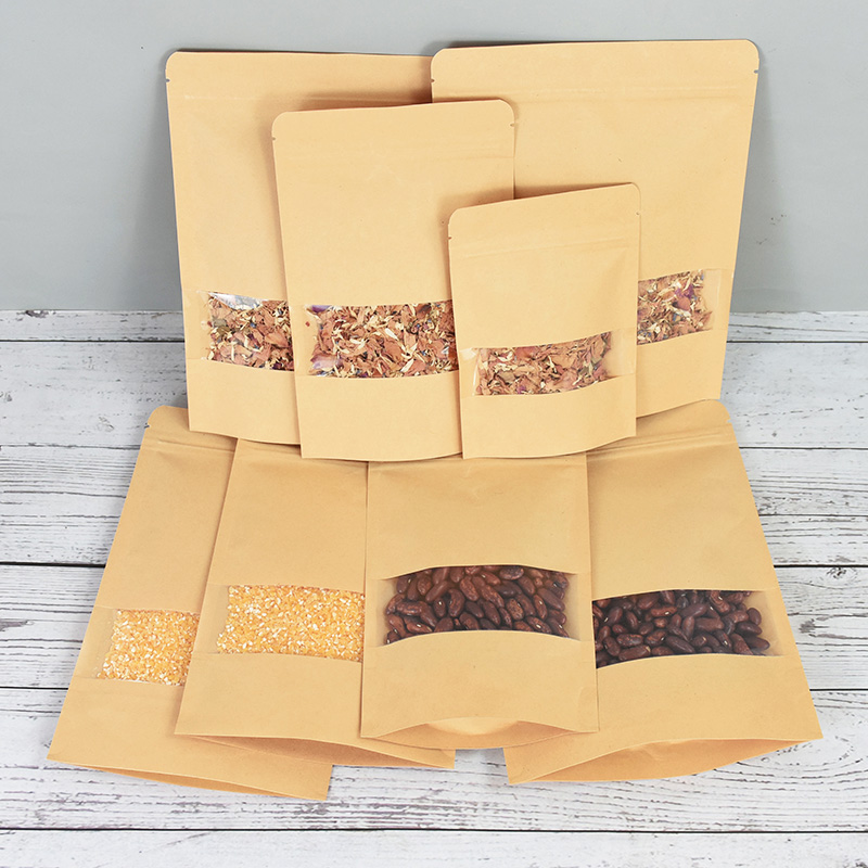 20/50 pçs sacos de papel kraft - Food Snacks Candy avaliação e preço