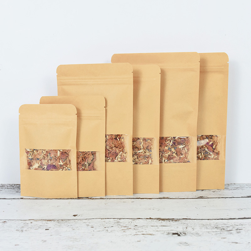 20/50 pçs sacos de papel kraft - Food Snacks Candy avaliação e preço