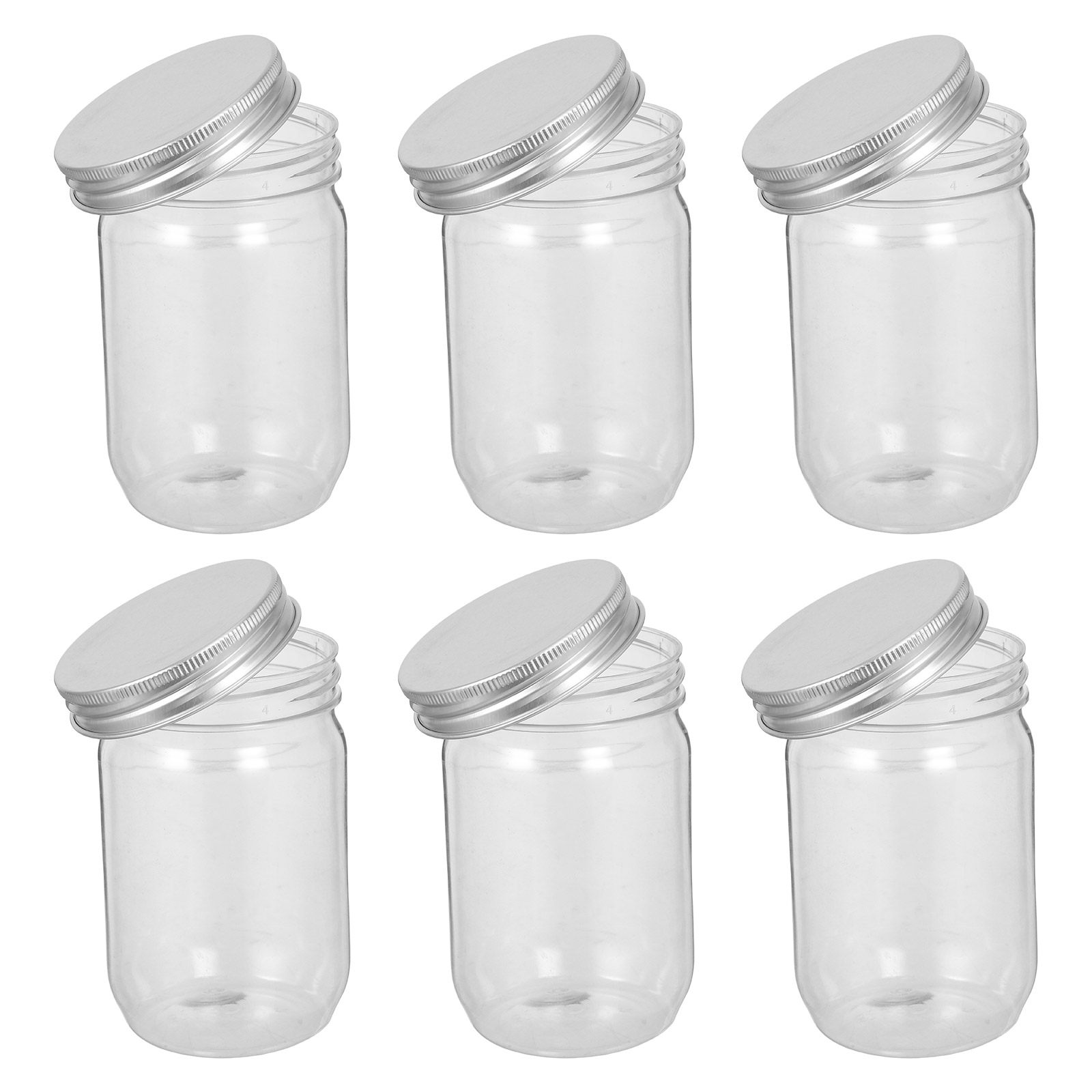 Conjunto de 6 Frascos de Plást - Food Snacks Candy avaliação e preço
