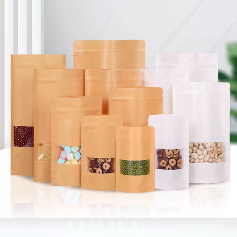 50 sacos de papel kraft, sacos - Food Snacks For Christmas avaliação e preço